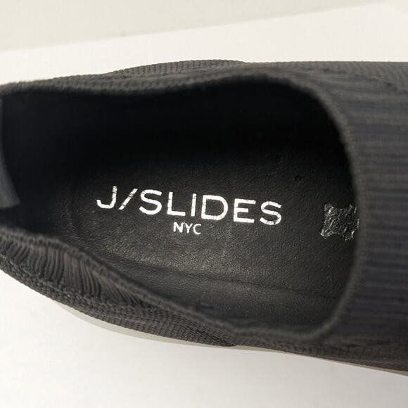 J/Slides Daphnie Slip-On Sneakers, Grey Knit, Women's 8.5 M - Picture 6 of 7